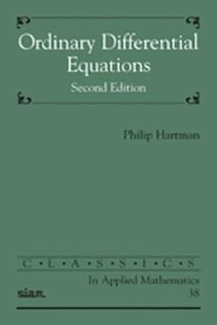 ordinary differential equations 1st edition philip hartman 0521682940, 978-0521682947