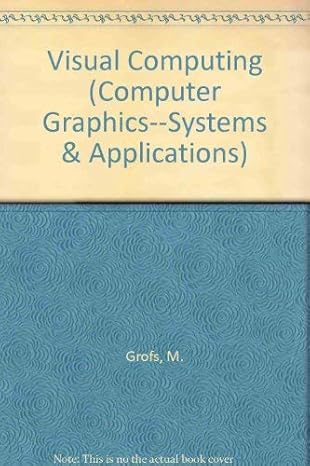 visual computing the integration of computer graphics visual perception and imaging 1st edition markus gross