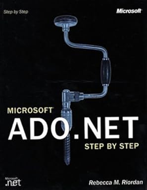 microsoft ado net step by step 1st edition microsoft corporation 007285121x, 978-0072851212