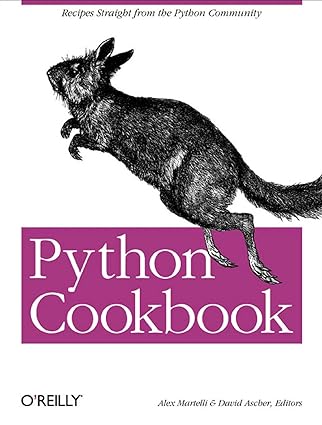 python cookbook 1st edition alex martelli ,david ascher 0596001673, 978-0596001674