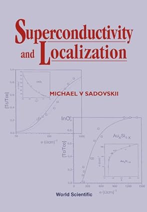 superconductivity and localization 1st edition michael v sadovskii 9810241933, 978-9810241933