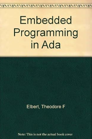 embedded programming in ada 1st edition theodore elbert 0442223501, 978-0442223502