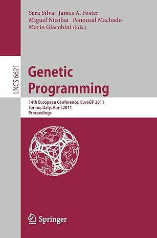 genetic programming 14th european conference eurogp 2011 torino italy april 27 29 2011 proceedings 1st