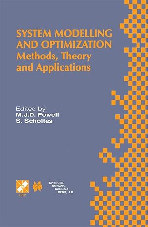 system modelling and optimization methods theory and applications 19th ifip tc7 conference on system