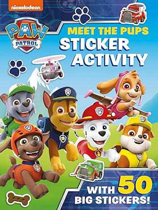 paw patrol meet the pups sticker activity 1st edition paw patrol 075550268x, 978-0755502684