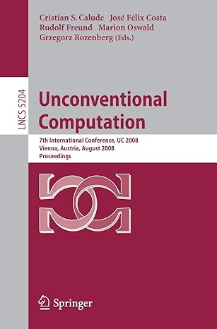 unconventional computation 7th international conference uc 2008 vienna austria august 25 28 2008 proceedings