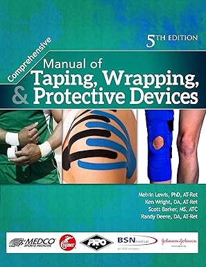 comprehensive manual of taping wrapping and protective devices 1st edition melvin lewis 1571678514,