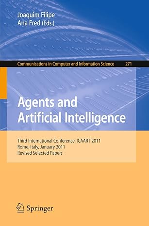 agents and artificial intelligence third international conference icaart 2011 rome italy january 28 30 2011