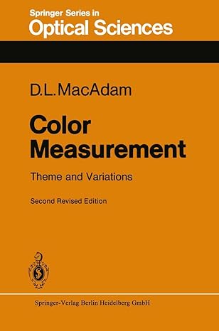 color measurement theme and variations 1st edition david l macadam 3540155732, 978-3540155737