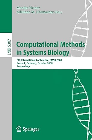 computational methods in systems biology 6th international conference cmsb 2008 rostock germany october 12 15
