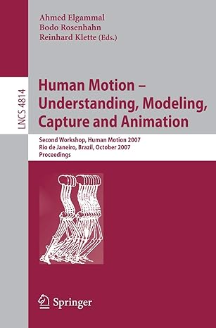 human motion understanding modeling capture and animation second workshop humanmotion 2007 rio de janeiro