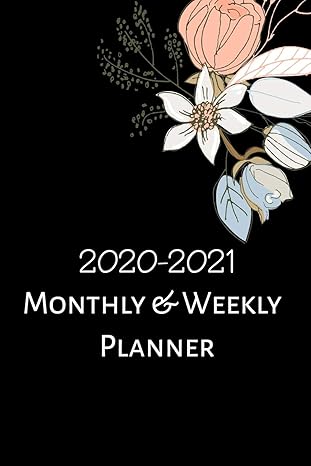 2020 2021 monthly and weekly planner daily planner productivity + calendar views 2 year planner organizer for