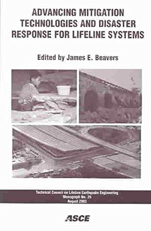 advancing mitigation technologies and disaster response for lifeline systems proceedings of the sixth u s