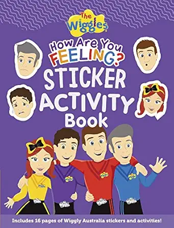 the wiggles how are you feeling sticker book 1st edition the wiggles 1922514764, 978-1922514769