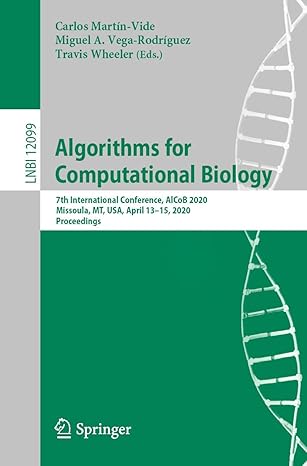 algorithms for computational biology 7th international conference alcob 2020 missoula mt usa april 13a 15