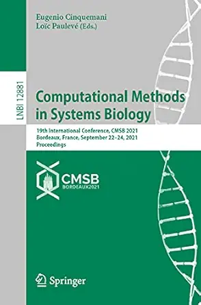 computational methods in systems biology 19th international conference cmsb 2021 bordeaux france september