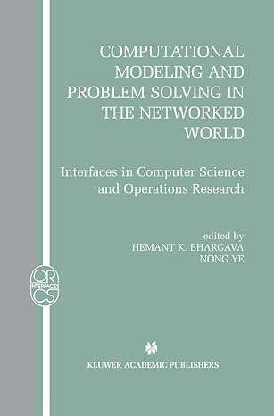 computational modeling and problem solving in the networked world interfaces in computer science and