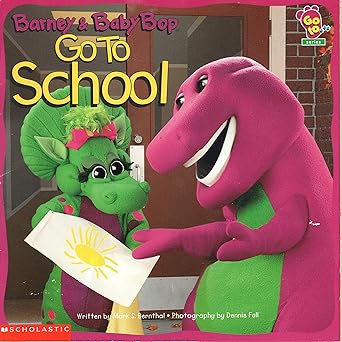 barney and baby bop go to school 1st edition scholastic inc 1570640750, 978-1570640759