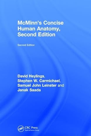 mcminns concise human anatomy 1st edition david heylings ,stephen w carmichael ,samuel john leinster ,janak