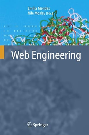 web engineering 1st edition emilia mendes ,nile mosley 3540281967, 978-3540281962