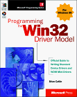 programming the microsoft win 32 driver model 1st edition brian catlin 1572318503, 978-1572318502