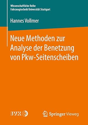 neue methoden zur analyse der benetzung von pkw seitenscheiben 1st edition hannes vollmer 3658224878,