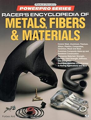 racers encyclopedia of metals fibers and materials 1st edition forbes aird 0879389168, 978-0879389161