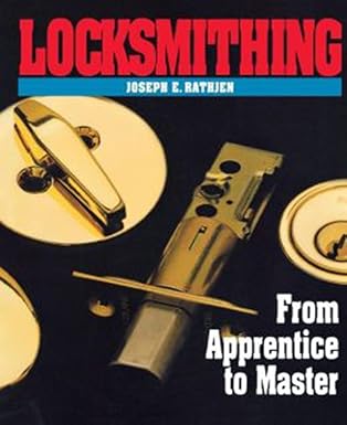 locksmithing 1st edition joseph e rathjen 0070516456, 978-0070516458