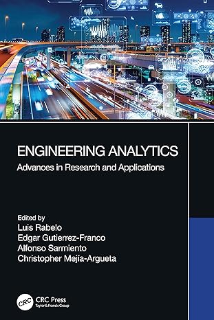 engineering analytics advances in research and applications 1st edition luis rabelo ,edgar gutierrez franco