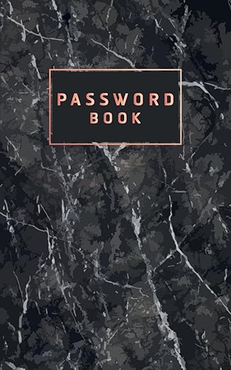 password book 5 x8 for record 300+ website usernames passwords email alphabetical password journal internet