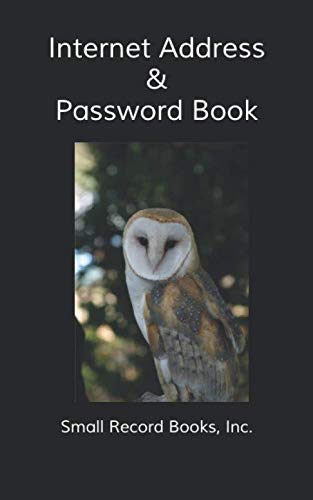 internet address and password book 1st edition small record books, inc 165243822x, 978-1652438229