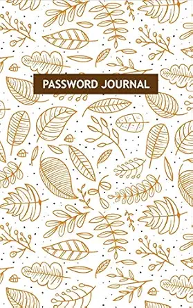 password journal logbook for track over 400+ password email usernames and notes 1st edition henren mertiner