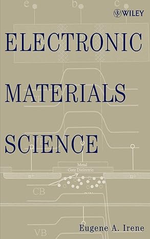 electronic materials science 1st edition eugene a irene 0471695971, 978-0471695974