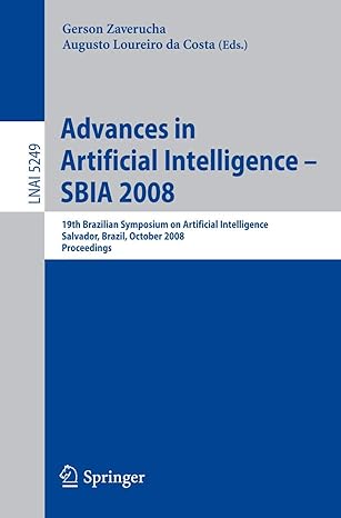 advances in artificial intelligence sbia 2008 19th brazilian symposium on artificial intelligence salvador