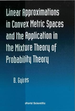 linear approximations in convex metric spaces and the application in the mixture theory of probability theory