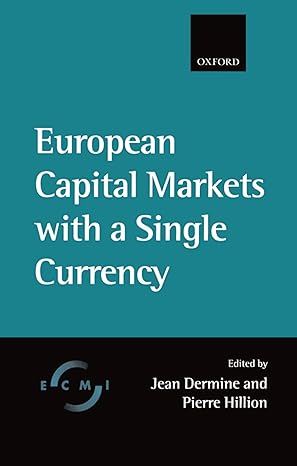 european capital markets with a single currency 1st edition jean dermine ,pierre hillion 0198295391,