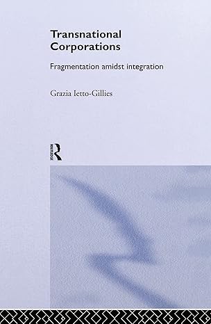 transnational corporations fragmentation amidst integration 1st edition grazia ietto gillies 0415148235,