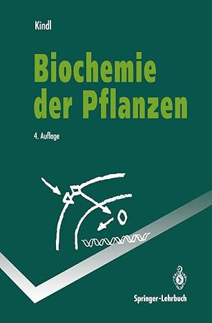 biochemie der pflanzen 1st edition helmut kindl 3642785751, 978-3642785757