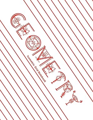 geometry isometric grid notebook 1/4 in equilateral triangle for 3d drawings and tech graphs and printing 1st