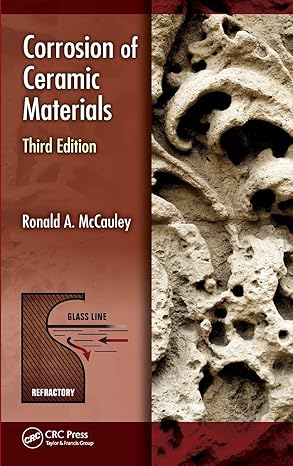 corrosion of ceramic materials 1st edition ronald a mccauley 1439820228, 978-1439820223
