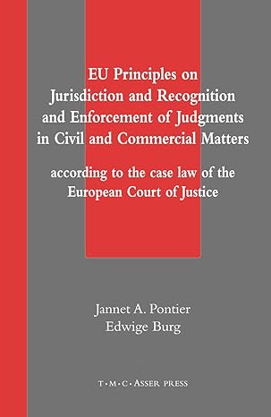 eu principles on jurisdiction and recognition and enforcement of judgments in civil and commercial matters