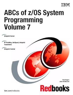 abcs of z/os system programming 1st edition ibm redbooks 0738495611, 978-0738495613