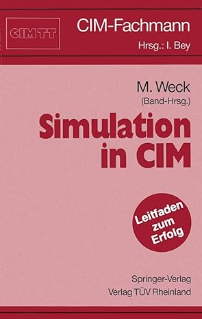 simulation in cim 1st edition manfred weck 3540532498, 978-3540532491