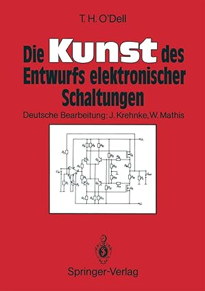 die kunst des entwurfs elektronischer schaltungen 1st edition thomas h o\\\\\\\'dell ,ja 1/4rgen