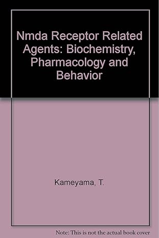 nmda receptor related agents biochemistry pharmacology and behavior 1st edition t kameyama ,t nabeshima ,e f