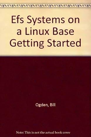 efs systems on a linux base getting started 1st edition bill ogden 0738499404, 978-0738499406