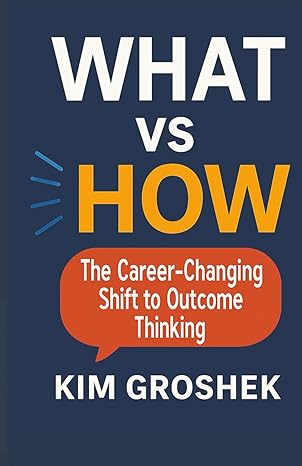 what now how later that secret sauce if i nail it before others catch on thats the game changer 1st edition