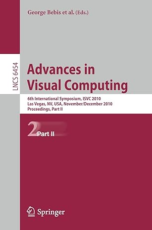 advances in visual computing 6th international symposium isvc 2010 las vegas nv usa november 29 december 1