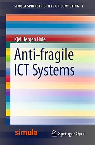 anti fragile ict systems 1st edition kjell ja rgen hole 3319300687, 978-3319300689