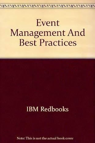 event management and best practices 1st edition ibm redbooks 0738497878, 978-0738497877